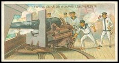 24 Firing Guns on a Japanese Warship